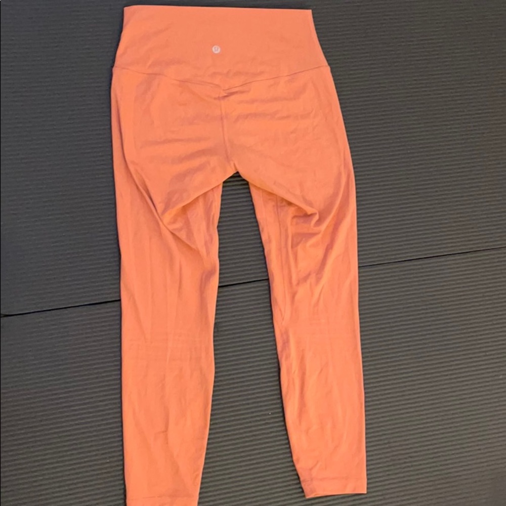 Peach Lululemon align 25’